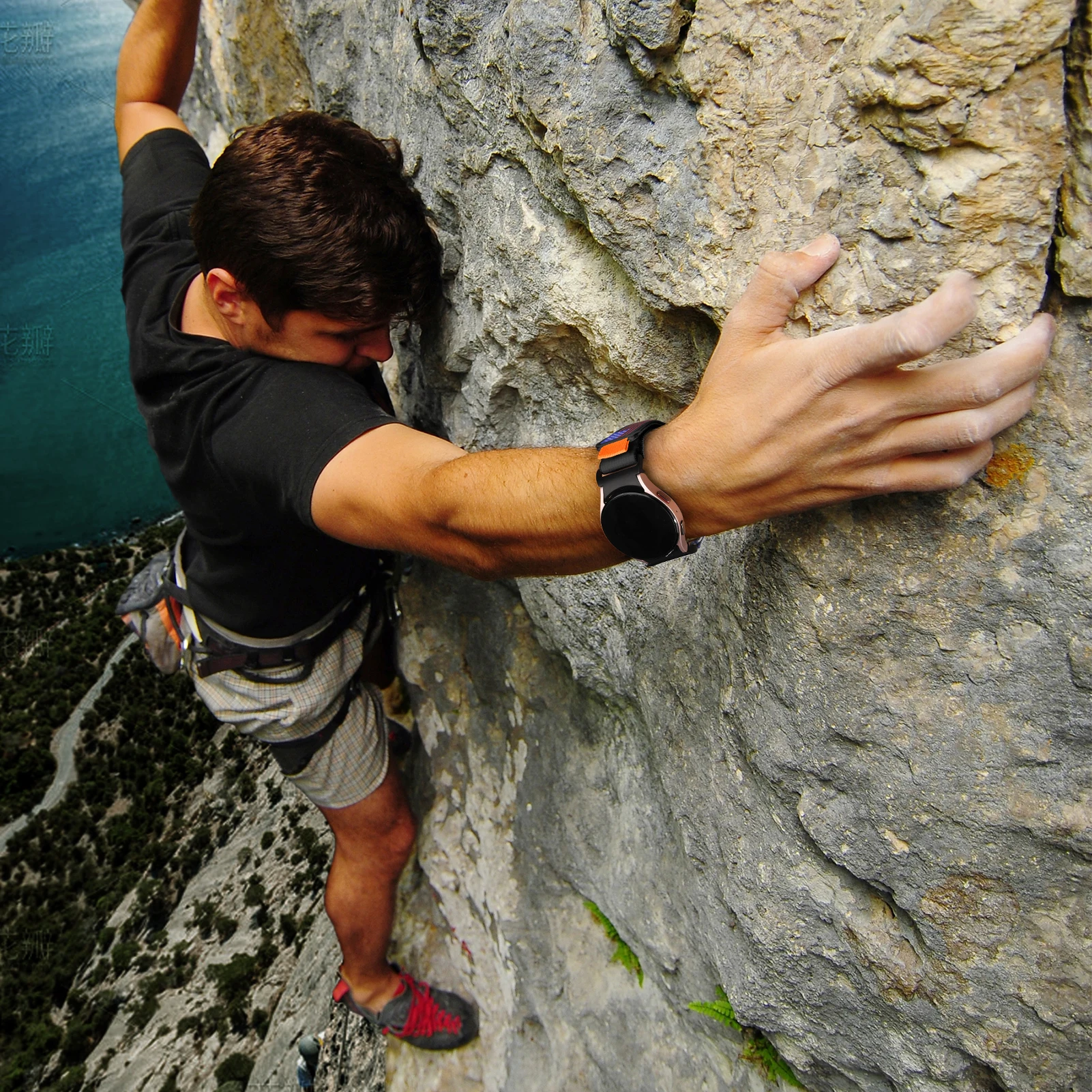 Trilha loop cinta para samsung galaxy watch 7 6 4 clássico 5 pro 44mm 40mm 47mm 43mm 45mm pulseira de náilon correa galaxy watch 7 band