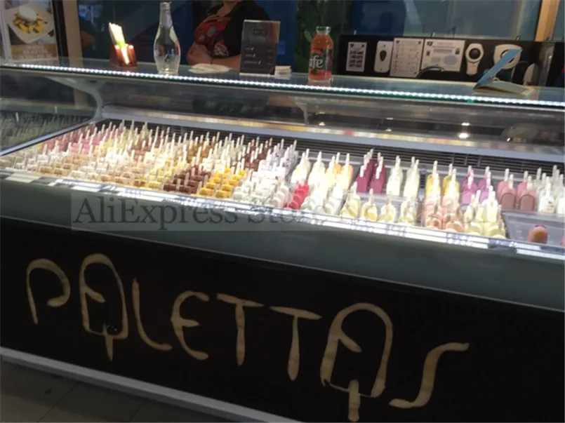 الجليد البوب صينية المصاصة صينية العرض اسكيمو عرض الرف مواد صديقة للبيئة PV البلاستيك