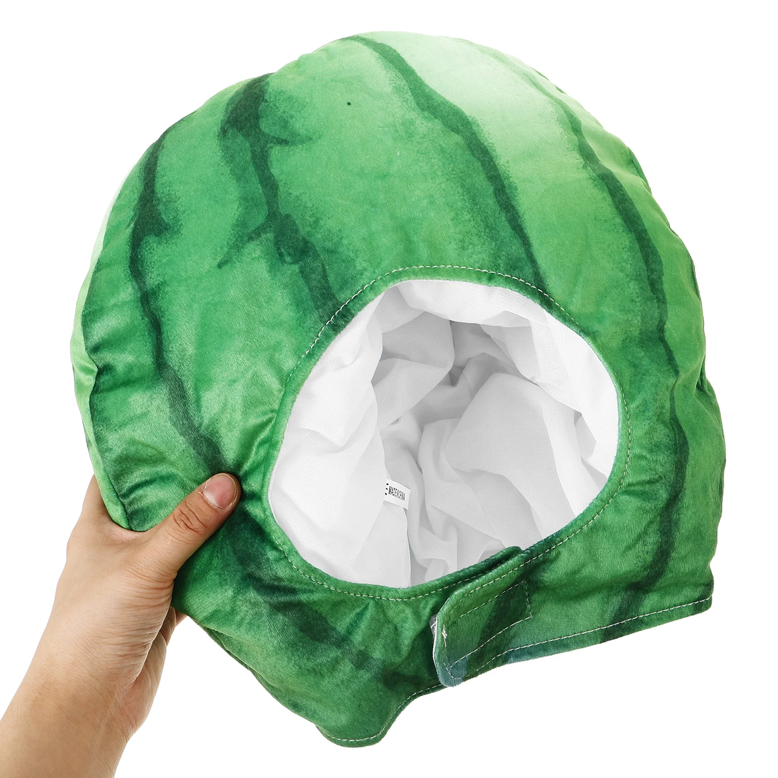 

Watermelon Headgear Soft Comfortable Winter Hat Party Costume Performance Photo Prop Hat Watermelon Costume Festive Headgear