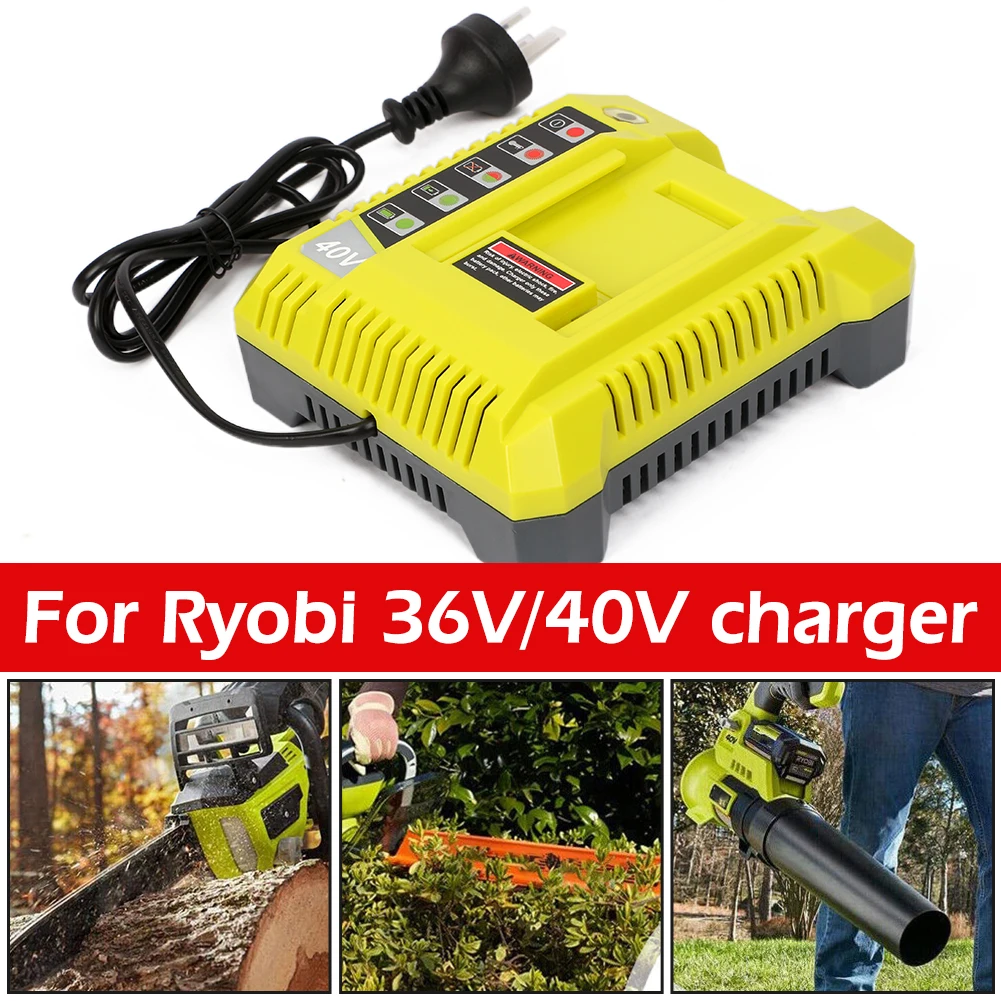 Charger for Ryobi, 36V/40V Battery, HP Li-ion, BPL3626, BPL3626D, BPL3640, BPL3640D, Charger