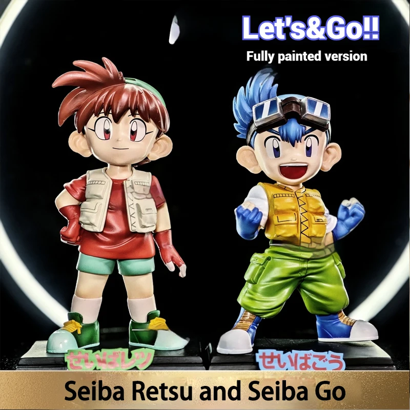 

new Anime Let's & Go Action Figure Four Wheeler Brothers Figures Seiba Retsu Seiba Go Figure Toys Manga Figurine Collection Mode
