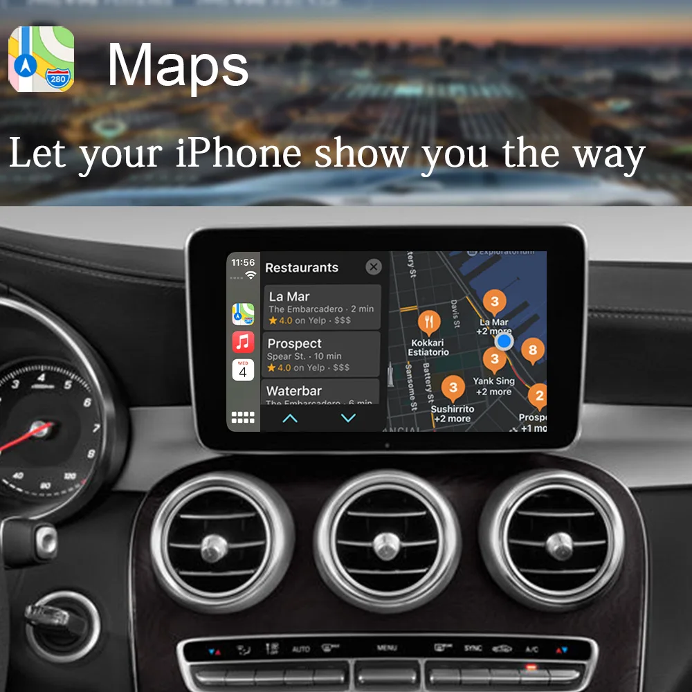 Carplay upgrade module  for Mercedes benz Original screen