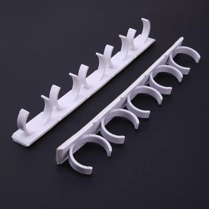 2/4PCS Kitchen Storage Clips Rack Wall Mount Spice Rack Seasoning Bottle Plastic Clip Cabinet Door Hooks Jar Spice Holder Tools