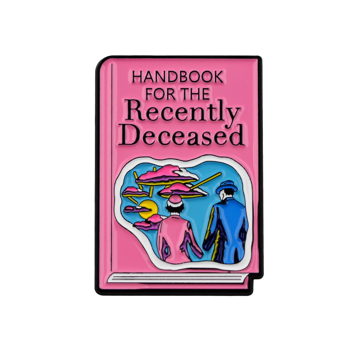 

Horror Book Style Lapel Pins for Backpack Soft Enamel Pin Women's Brooches on Clothes Briefcase Badges Halloween Decorations