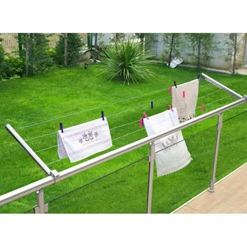 Hnc Balcony Clothes Drying Rack