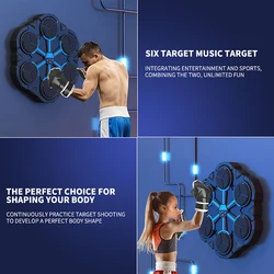 Fighting Fitness Home Boxing Wall Target Boxing Trainer Boxing Accessories,Smart Bluetooth Music Boxing Machine,Decompression