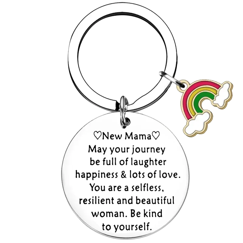 Mom to Be Gifts Keychain New Mom Key Chain Pendant Pregnancy Announcement Gift