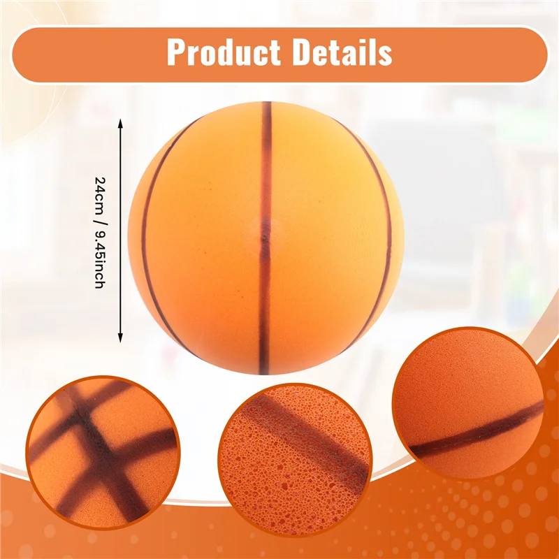 Basketball, leiser Basketball, Dribbling Indoor, Indoor-Training, Schaumstoffball, kein Lärm, kein Klang, Basketball-B60B