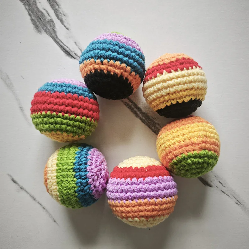

New Outdoor Handmade Footbag Sacks Juggling Balls for Children Adults Outdoor Games