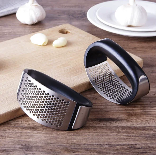 

Ручной измельчитель чеснока Инструменты для измельчения чеснока Фрукты и овощи Кухонный гаджет Пресс для чеснока из нержавеющей стали Дробилка для Кухни