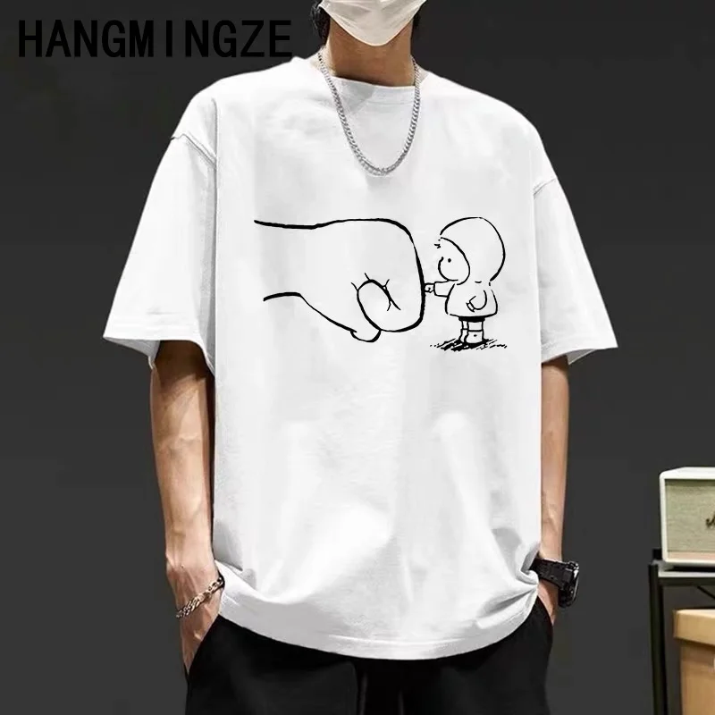 Men\'s T-shirts Oversized 5XL Casual Summer Wear Cotton Men Tshirt Funny Graffiti Print Tee Shirts For Men New Clothes