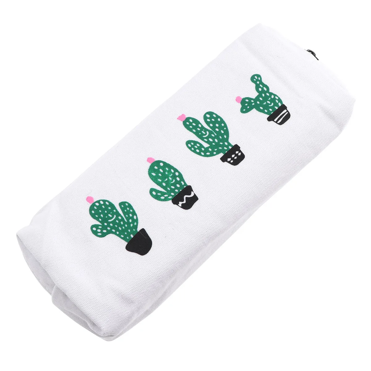 

Cactus Canvas Pencil Case Kawaii Stationery Pen Bags Octagonal Version Four Cactus Eco Friendly Washable Sturdy