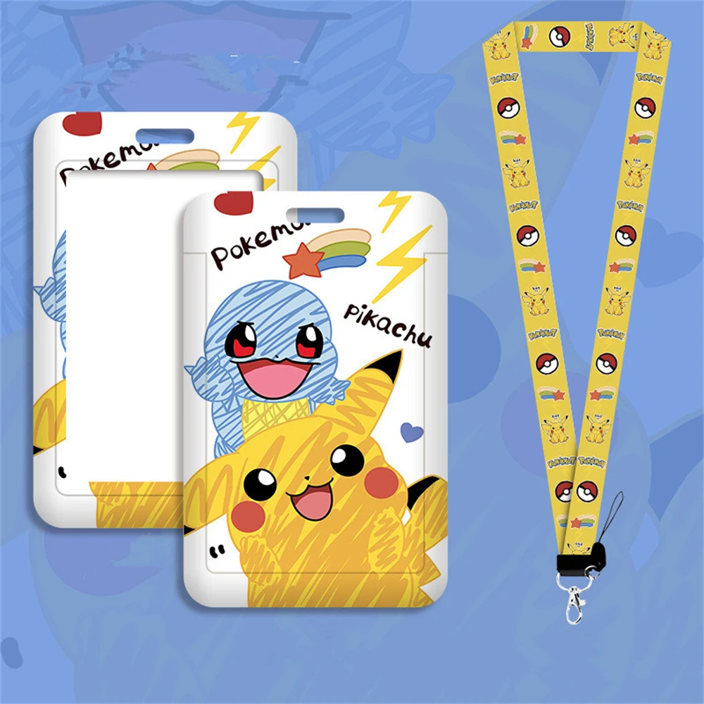 Anime Pokemon Lanyard for Key Neck Strap lanyard Card ID Badge Holder Squirtle Key Chain Key Holder Key Rings Accessories Gifts image 4