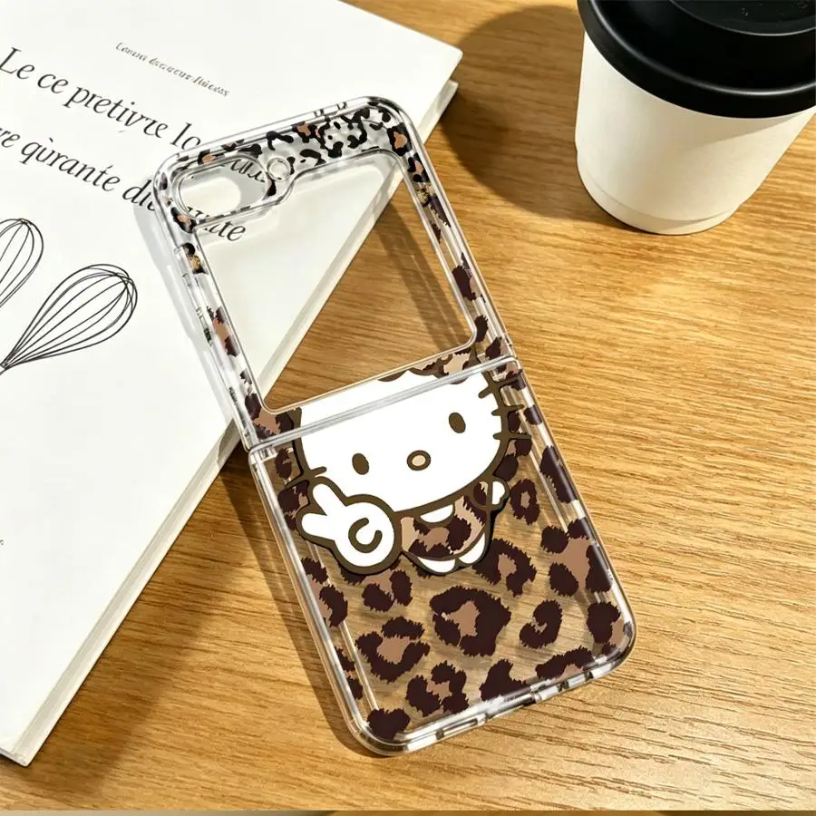 Case for Samsung Galaxy Z Fold 8 Ultra Z Flip 6 5 4 3 ZFold8Ultra Z Fold 7 6 5 4 3 Transparent Soft Phone Cover Sanrio Hello - view 4