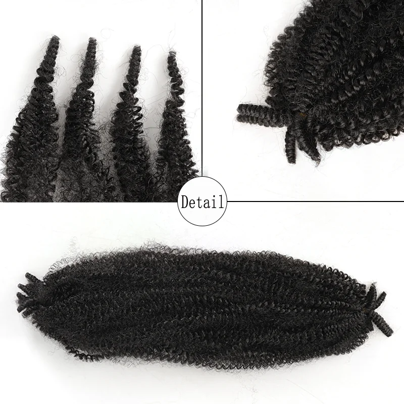 8 packs of women's Synthetic elastic crochet hair extensions fluffy Elegant for daily use