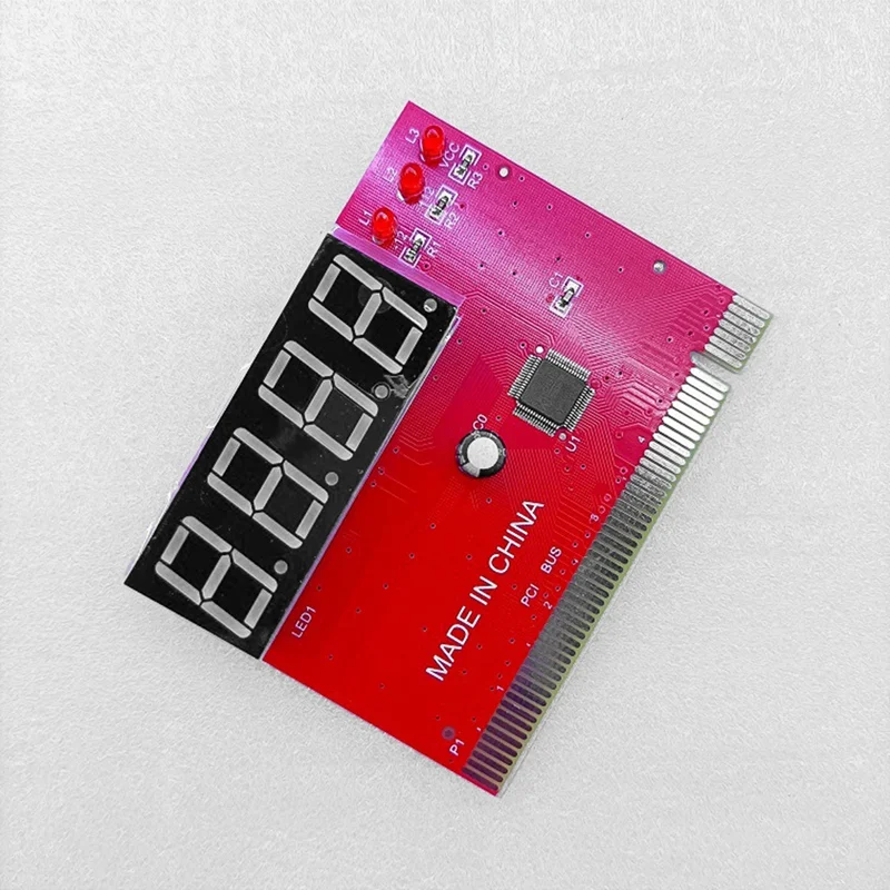 Placa base de prueba PCI para ordenador, probador de diagnóstico de 4 dígitos, Analizador de PC