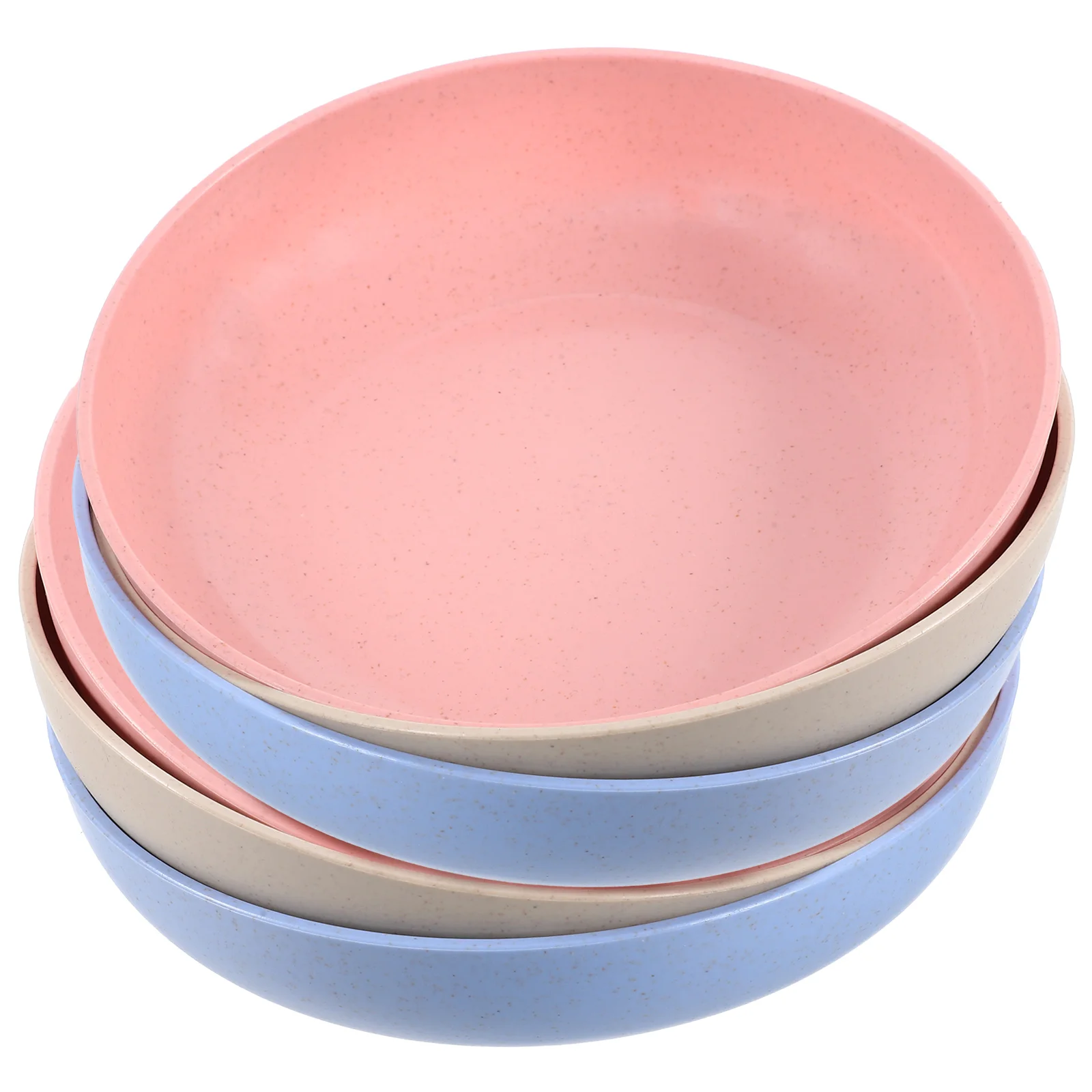 

6 Pcs Cat Food Bowls Dishes for Small Cats Kitten Pet Bowl Indoor Outdoor Plastic Sturdy Non Slip Easy Cleaning
