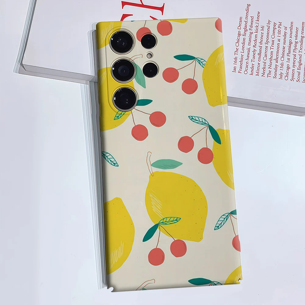 LemCher Phone Case for Samsung Galaxy S26 S25 S24 S23 Ultra Plus Luxury Double-layer anti-fall Back Cover