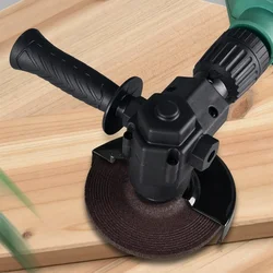 100mm Disc Diameter Electric Drill To Angle Grinder Conversion Head DIY Woodworking Tool Cutting Machine Base Safety Cover