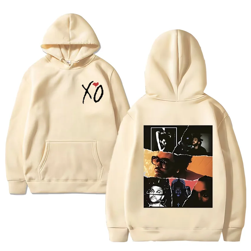 Retro The Weeknd Graphics Hoodie 2023 Men Women Autumn Winter Hip Hop Oversized Fleece Long sleeve Unisex pullover Sweatshirt