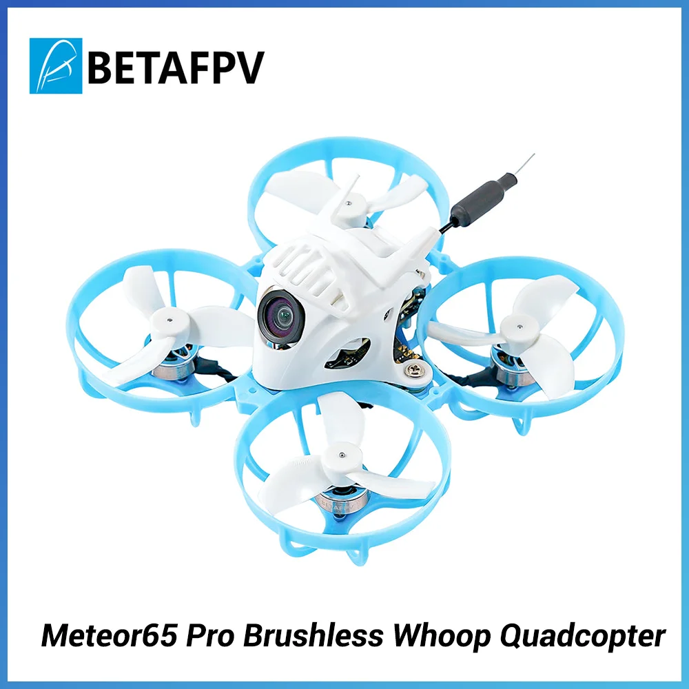 BETAFPV Meteor65 Pro ELRS 2.4G Frsky TBS Brushless Whoop FPV Quadcopter RC Mini Drone 2022 with FPV Camera VTX for Airplanes