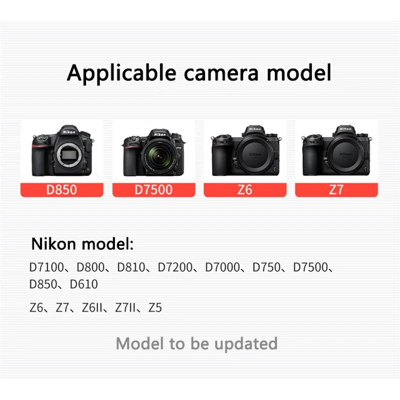 Tipo USB C a EN-EL15 batería simulada adaptador de CA de alimentación CC para Nikon D7000 D7100 D7200 D750 D800E D810A Z5 Z6 Z7 II cargador de cámara