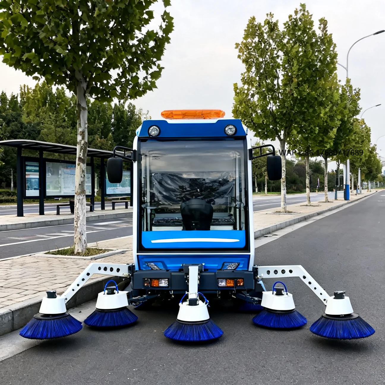 

Factory Direct Sales Custom Made Four-Wheel All-Round Seven-Brush Sweeper High-Efficiency Municipal Sanitation