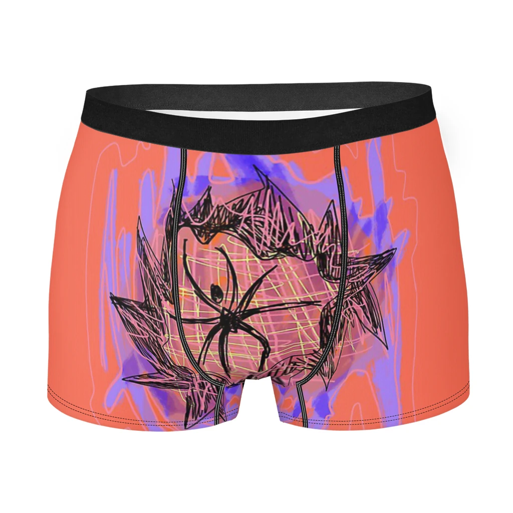 Spider Ghostly Vibes The Mysterious Strange Underpants Homme Panties Male Underwear Comfortable Shorts Boxer Briefs