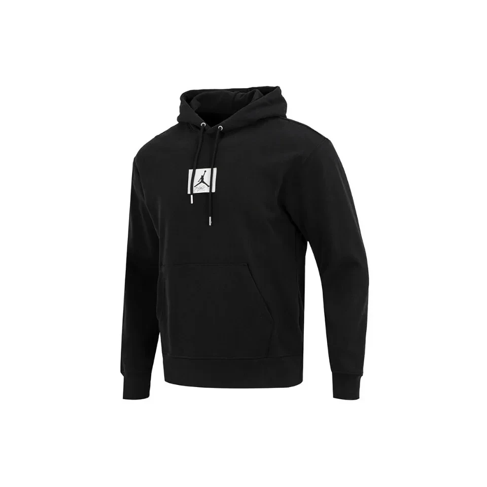 Original Air Jordan New Black Herren Hoodie Sport Casual Knit Basketball Pullover DQ7339-010