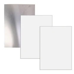 3Pcs Sublimation Blank Plate Aluminum Photo Metal Wall Poster Frame Plate for Thermal Sublimation Printing Photo Sign DropShip