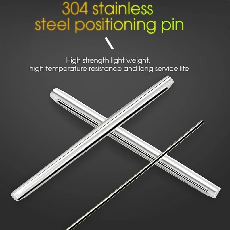 Od1.3mm luvas de proteção de emenda de fusão de fibra óptica 45mm 60mm preshunk 304 peças de aço inoxidável de alta qualidade 100