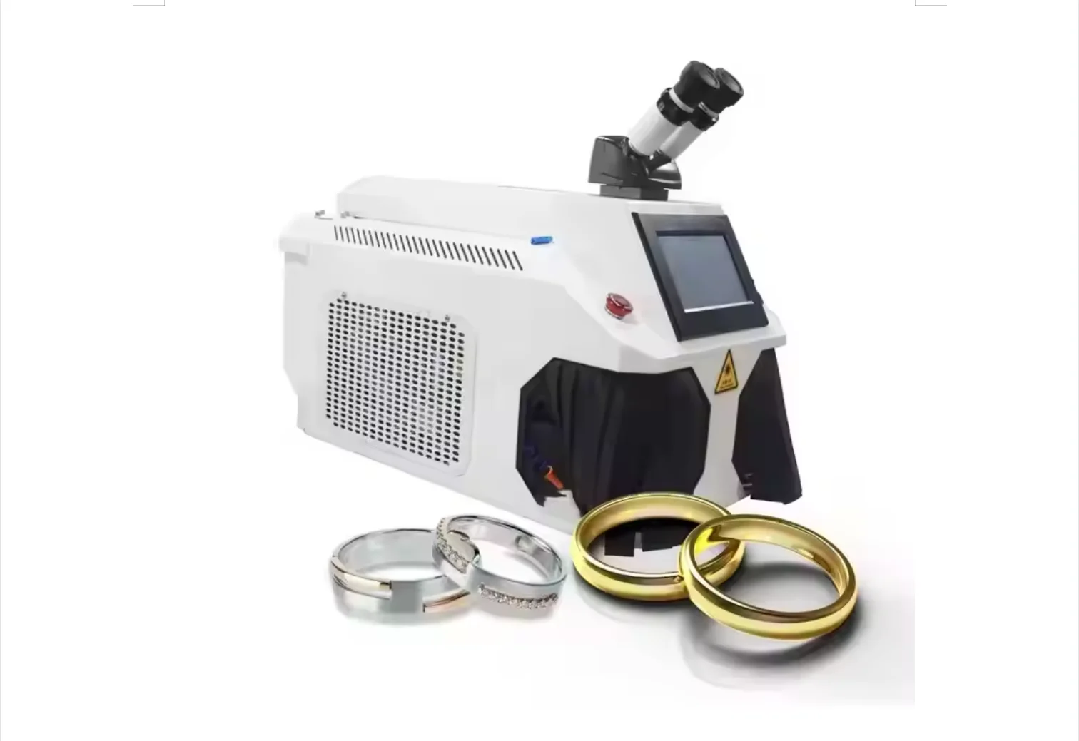 เดสก์ท็อปแบบพกพา Silver Gold YAG Pulse 200W Mini CCD เครื่องประดับเชื่อมเลเซอร์เครื่องเชื่อมเครื่อง