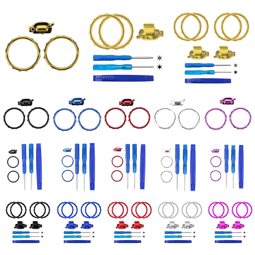 Miniaturowe pierścienie akcentujące profil przełącznika części zamienne ze śrubokrętem do kontroler do gier Xbox One Elite serii 2