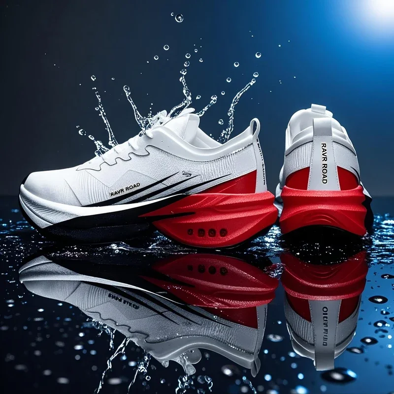 

New Air Cushion Running Shoes Jogging Marathon Men Sports Breathable Lightweight Women's Comfortable Nonskid Leisure Sneakers