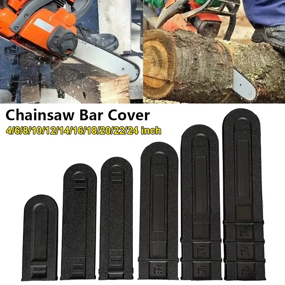 1Pcs 8-24inch Chain Saw Guide Cover Anti-scratch Plastic Chain Saw Bar Protector Plate Guard Cover Power Tool Accessories