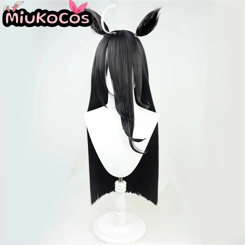 IN STOCK マンハッタンカフェ Manhattan Cafe Cosplay Wig With Ears and Tail MiukoCosplay Game Umamusume:Pretty Derby Cosplay - Detail 1