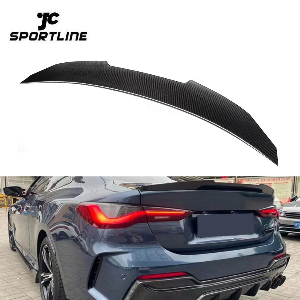 Dry Carbon Fiber Rear Trunk Spoiler Duckbill For BMW 4 Series Coupe G22 G82 M4 2020 - 2026