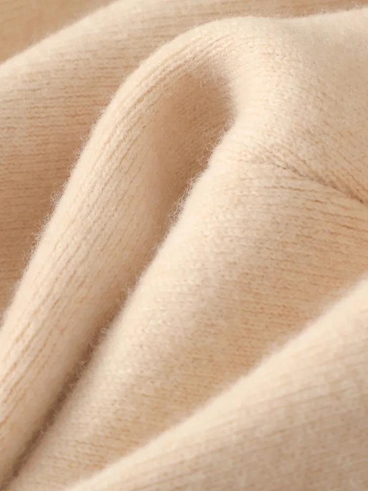 Women 100% Merino Wool Pants Autumn Winter Thick Warm Soft Comfortable Pencil Pants New Fashion Elastic Waist Knitted Trousers