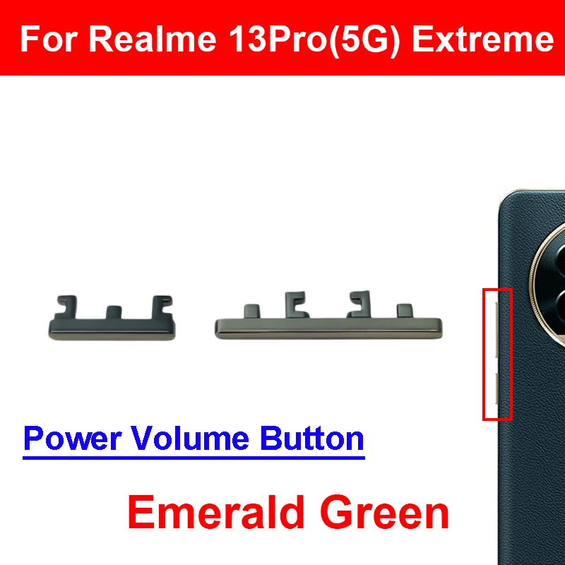 Power On/Off Side Button For Realme 13 Pro 13 Pro EXtreme 13 Pro Plus 14 Pro Lite Volume Side Keypads Replacement Repair