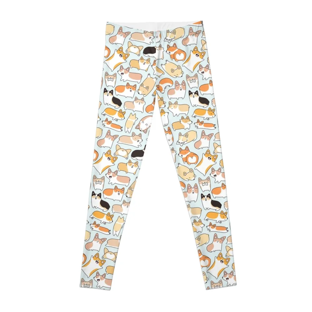 Corgilicious Corgi Doodle Leggings sportswear for gym sport pants for fitness Womens Leggings