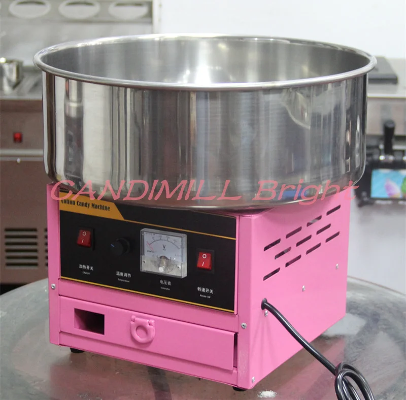 Electric Commercial Household Stainless Steel Cotton Candy Machine Sweet Fancy Cotton Candy Children\'s Snacks Maker