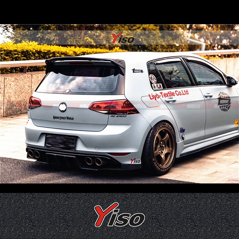 FOR VW GOLF 7 R GTI Rline Volkswagen GOLF 7 R GTI Rline Modified Carbon fiber 7R Rear Lip