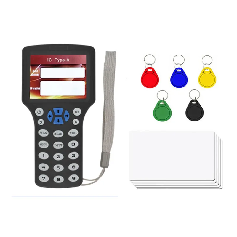 New RFID Smart Chip Copier IC/ID Key Reader 125Khz T5577 Badge Card Writer 13.56Mhz CUID UID Token Decoding Clone Duplicator