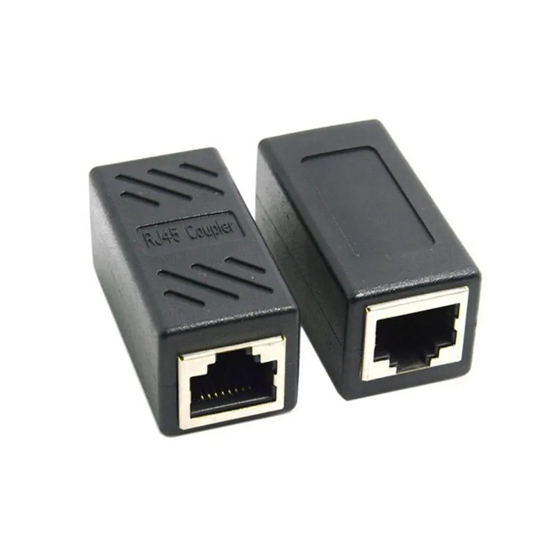 1Pc Extender Female To Female  Internet LAN Connector Adapter Coupler Approx. 4*2*2cm/ 1.6*0.8*0.8 Inch