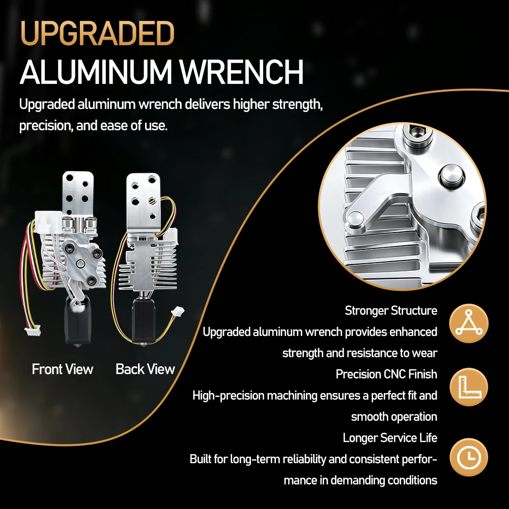 Upgrade-Kit für Schnellwechsel-Hotend, kompatibel mit Anycubic Kobra S1 S1Combo, Aluminium-Kühlkörper, Sensor-Ersatzteile – Detail 5