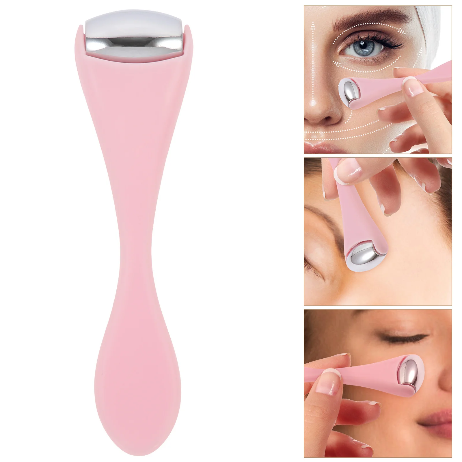 

Eye Tool With Spoon Roller Eye Cream Applicator For Puffiness Dark Circles Hygienic Portable Facial Massage