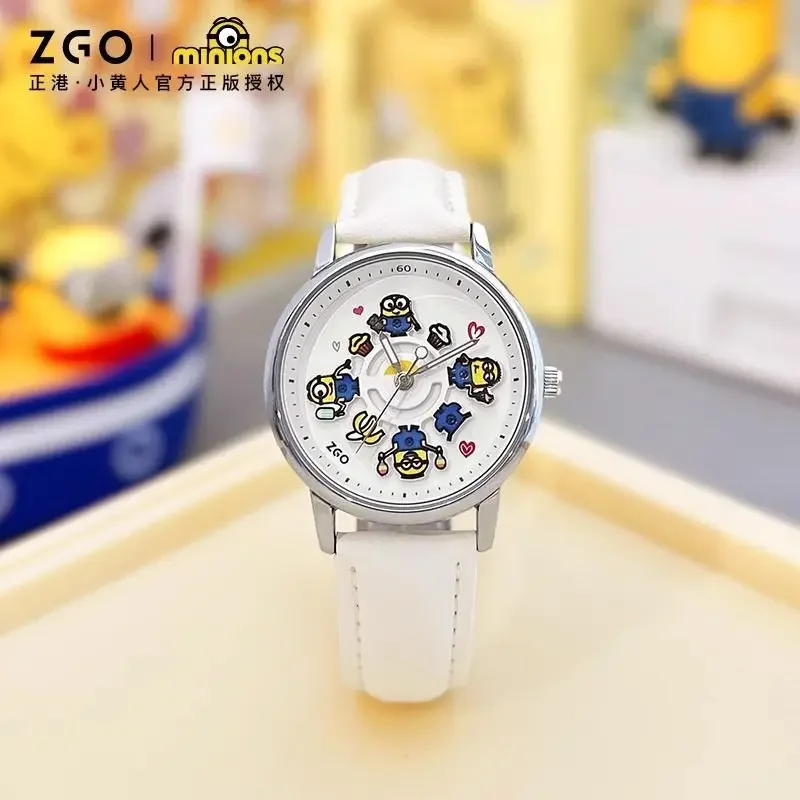 Zgo Joint Minions Lichtgevende Carrousel Student Horloge Kitty Reuzenrad Meisjes Geschenken