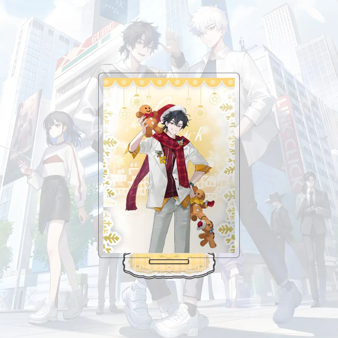 Anime Link Click 10cm Acrylic Charles Lucas Jo Standing Model Desktop Decoration Fan Collection Gift