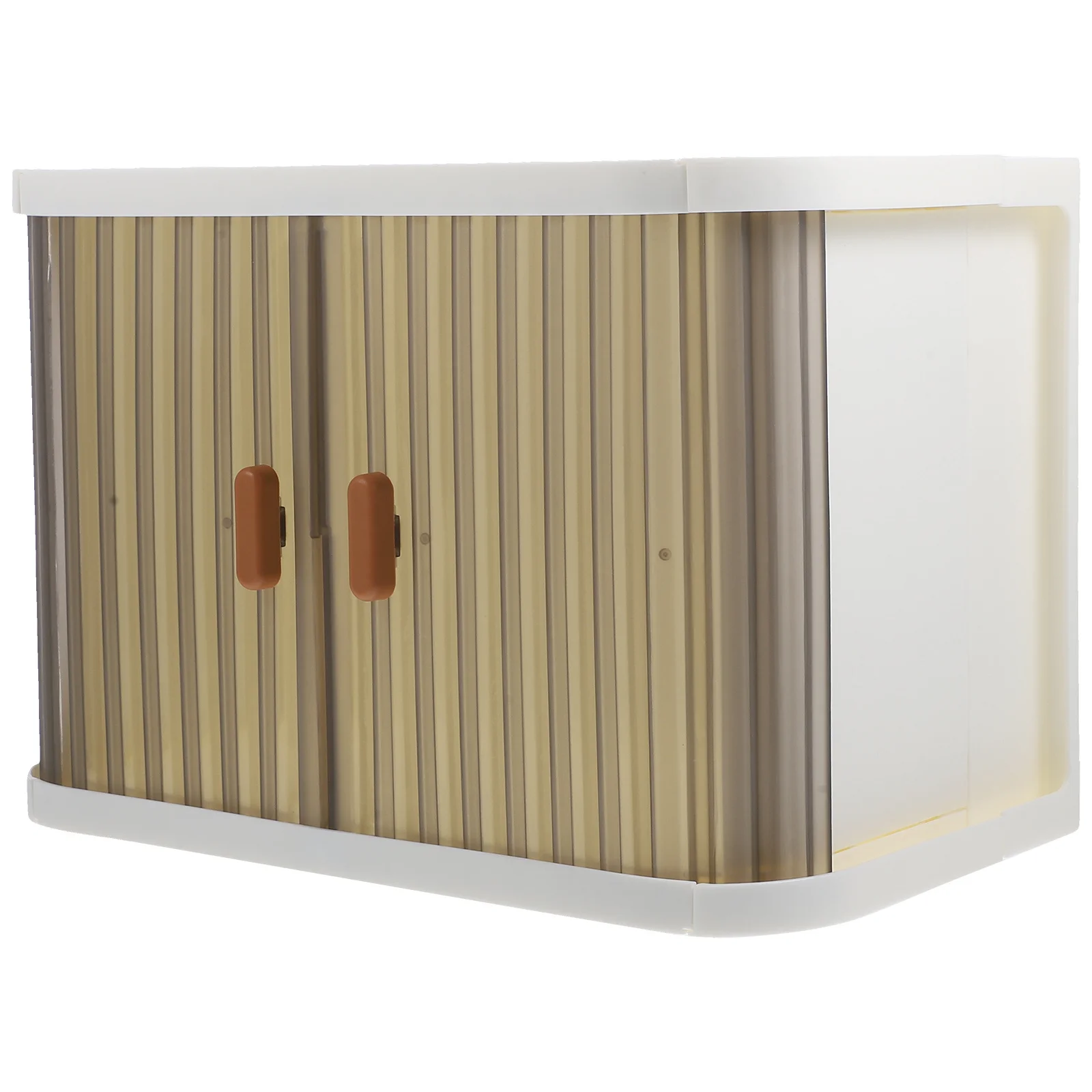 

Desktop Stackable Organizer Box Foldable Storage Container for Office Home School Stationery Cosmetics Sundries Tissue Holder