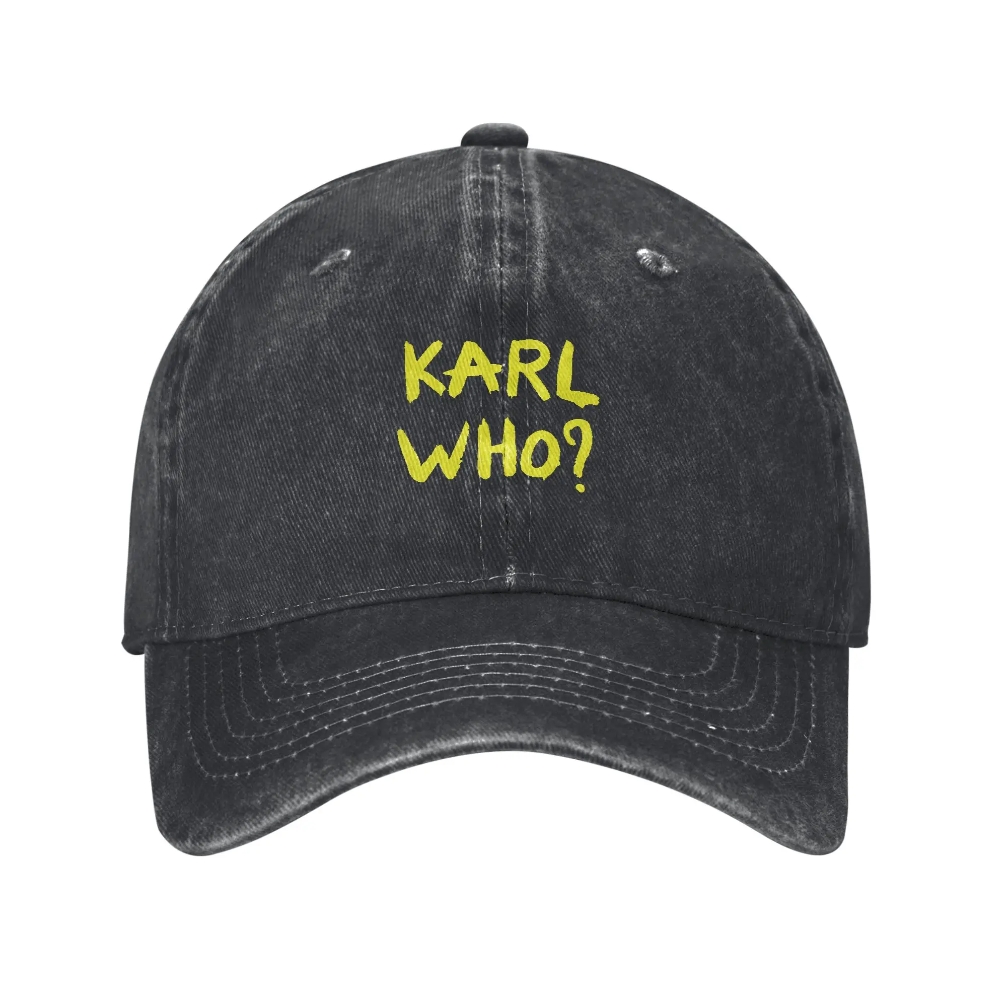 

Бейсболка Karl Who, винтажная, из выстиранного хлопкового денима, с регулируемой застежкой, в стиле ретро, унисекс, солнцезащитный козырек, продано 3 шт.